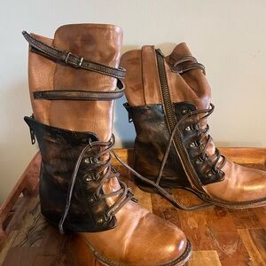 Freebird leather handmade boots women lace